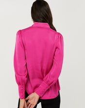 Penny High Neck Blouse, Pink (PINK), large