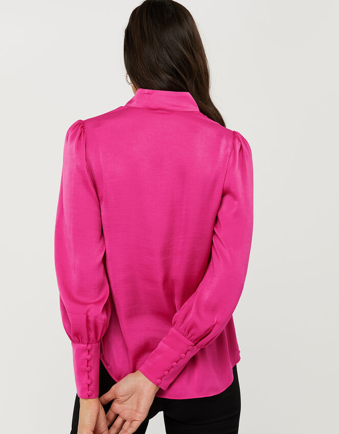 Penny High Neck Blouse, Pink (PINK), large