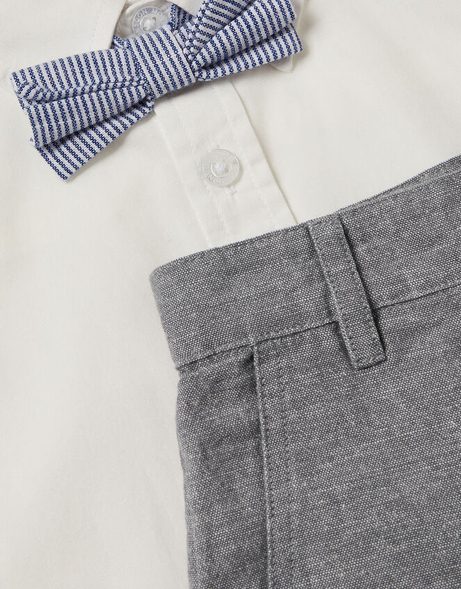 3-Piece Smart Shorts Set, Grey (GREY), large