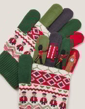 London Knit Gloves, Multi (MULTI), large