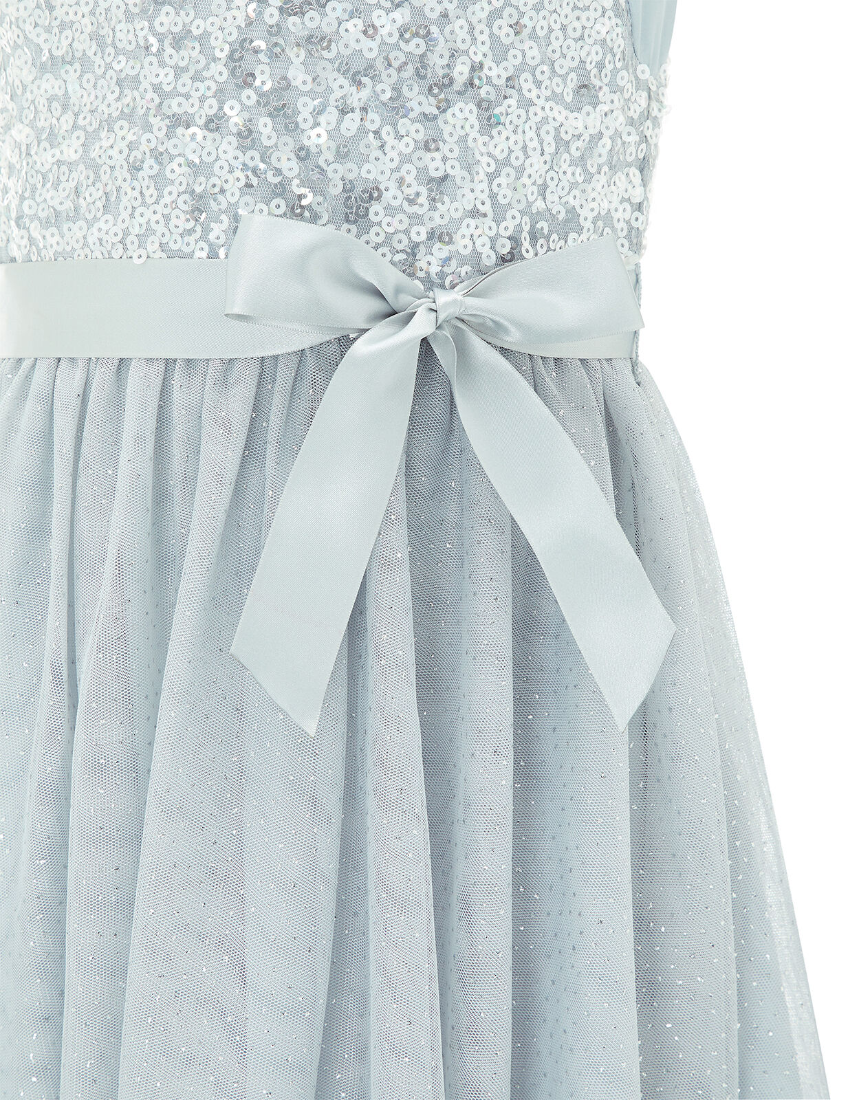 Truth Sequin Sparkle Maxi Dress Grey