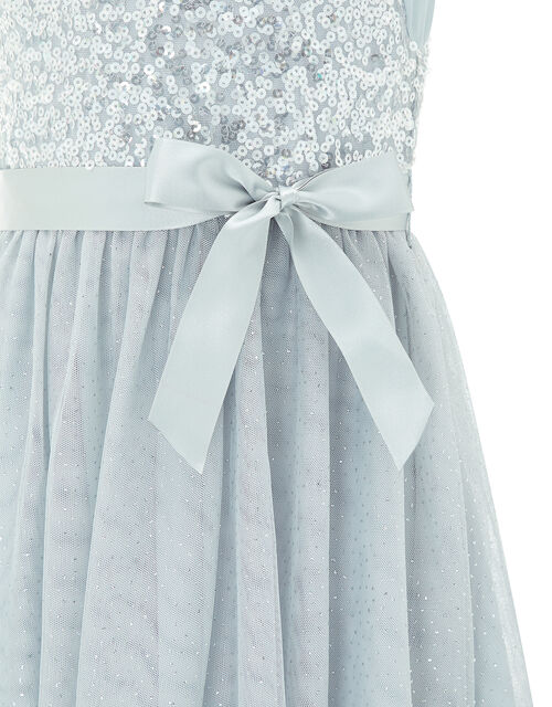 Truth Sequin Sparkle Maxi Dress Grey | Girls' Dresses | Monsoon UK.