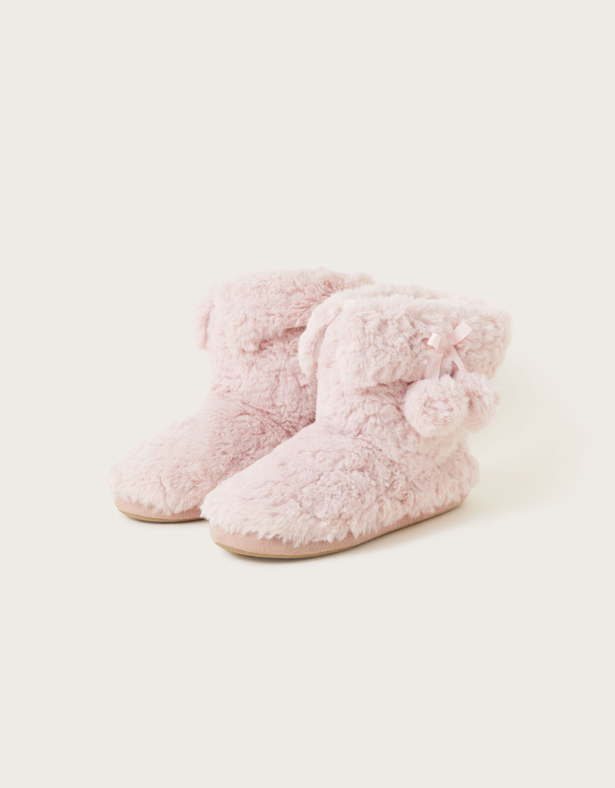 Furry slipper boots uk hot sale