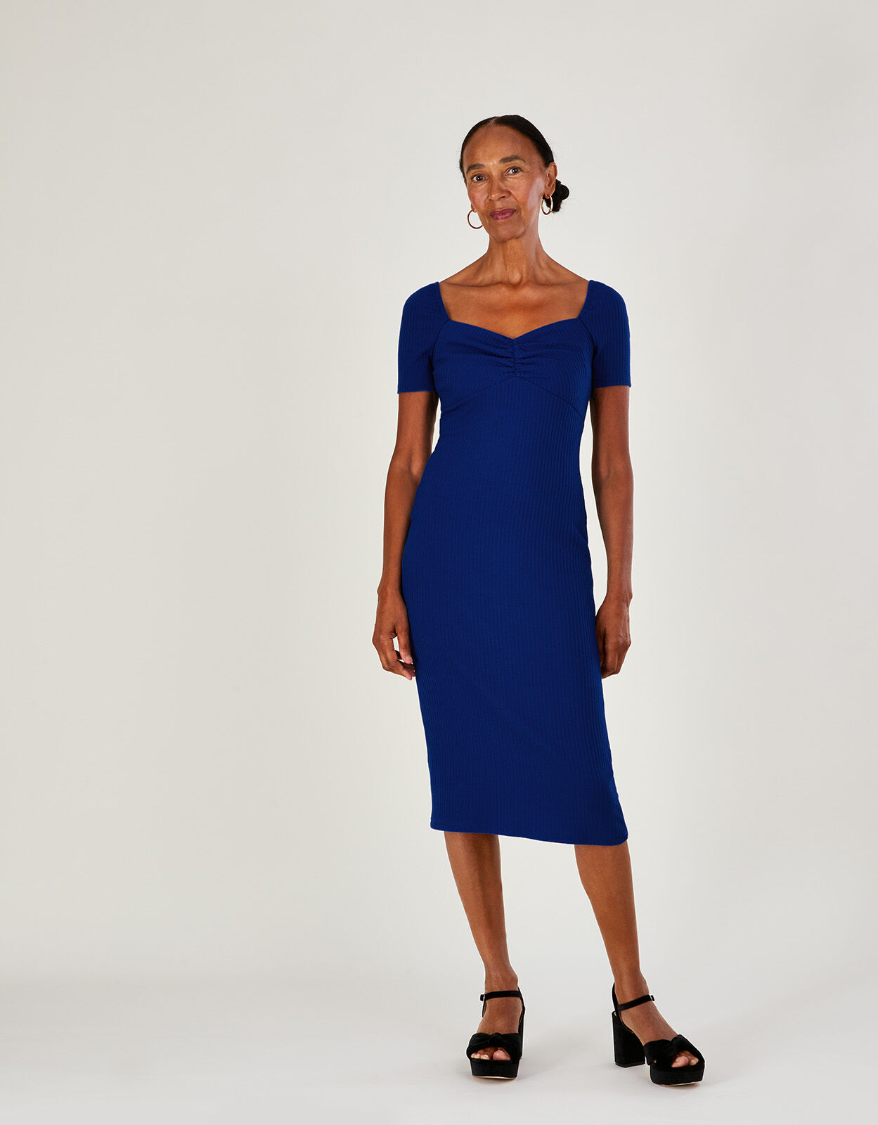 Royal blue jersey dress best sale