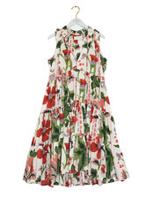 One Hundred Stars Poppy Print Swing Dress, Multi (MULTI), large