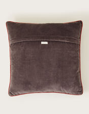 Embroidered Paisley Cushion, , large