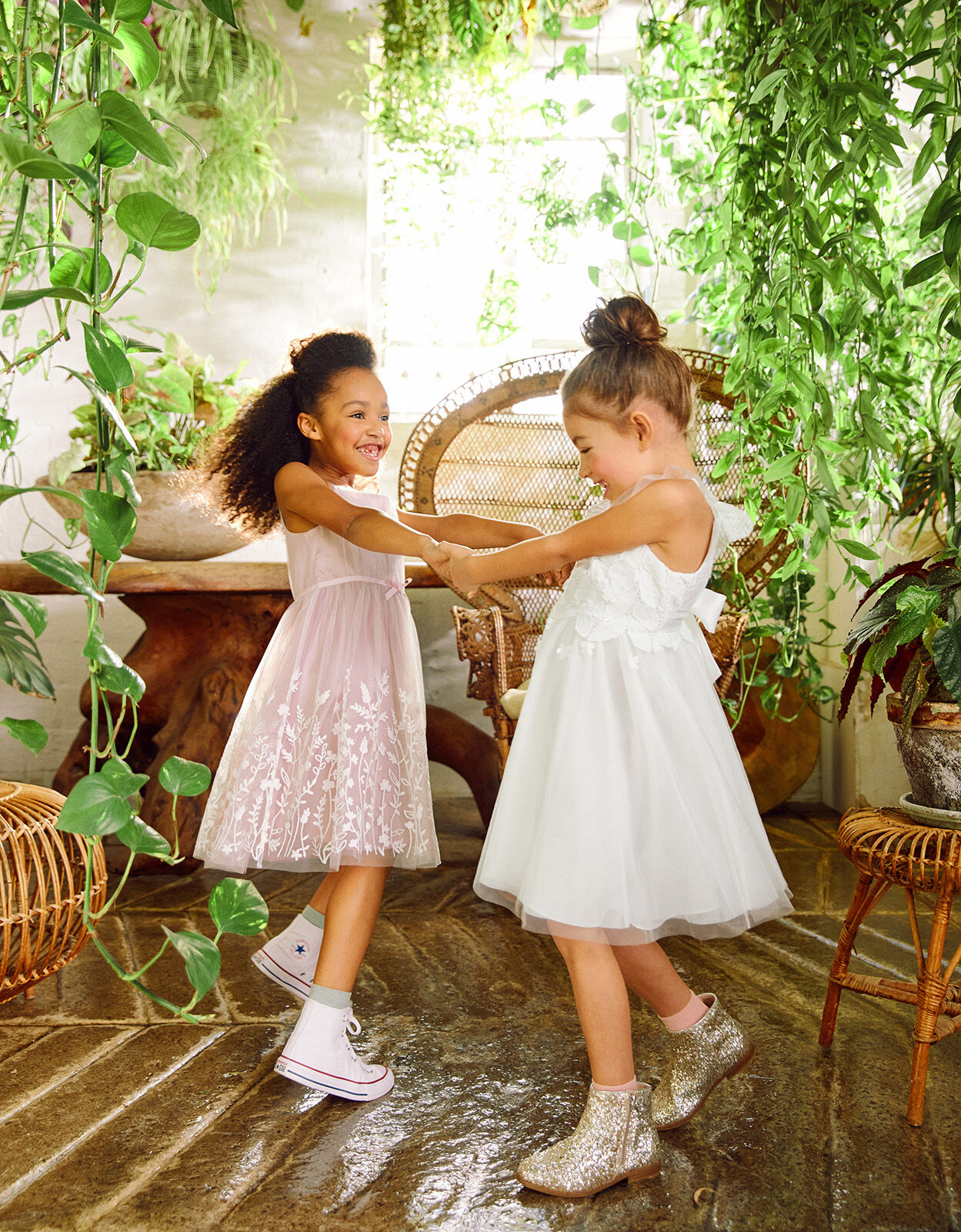 Ophelia Lace Tulle Dress Ivory Girls Dresses Monsoon UK