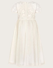 Luna Embroidered Dress, Ivory (IVORY), large