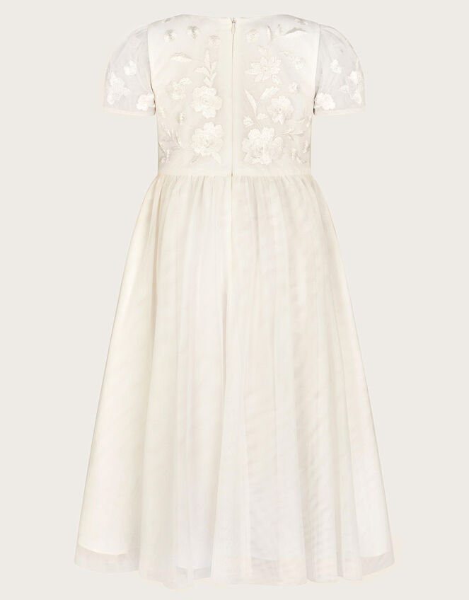 Luna Embroidered Dress, Ivory (IVORY), large