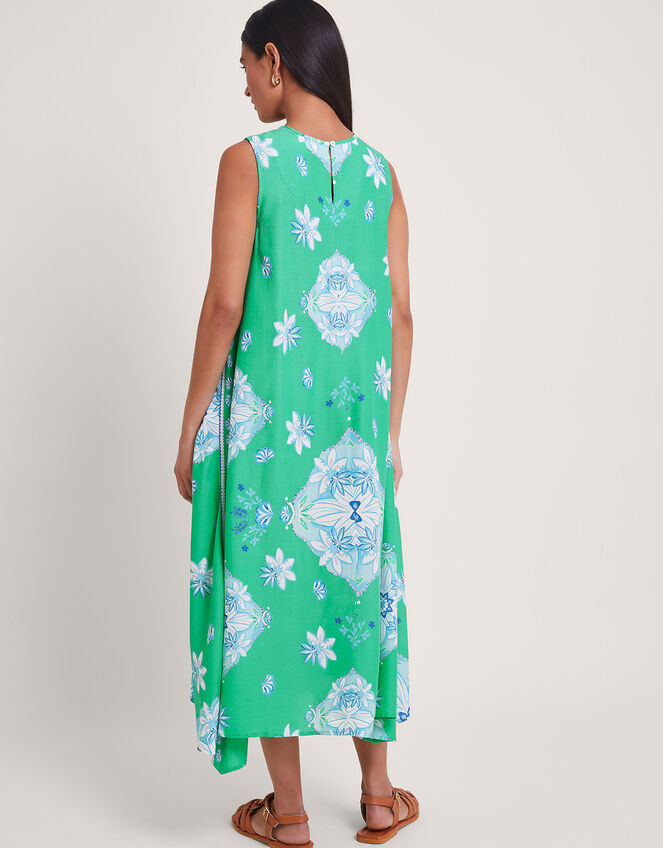 Louise Scarf Dress, Blue (TURQUOISE), large