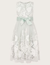 Alicia Embroidered Lace Maxi Dress, Green (GREEN), large