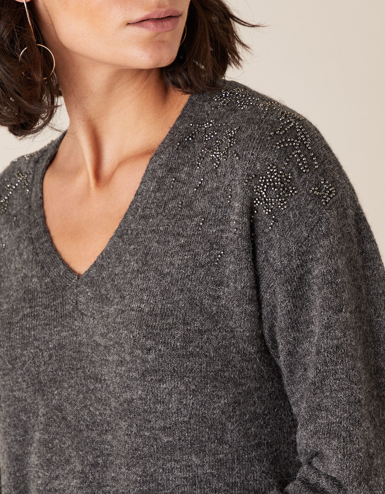 large knit jumper