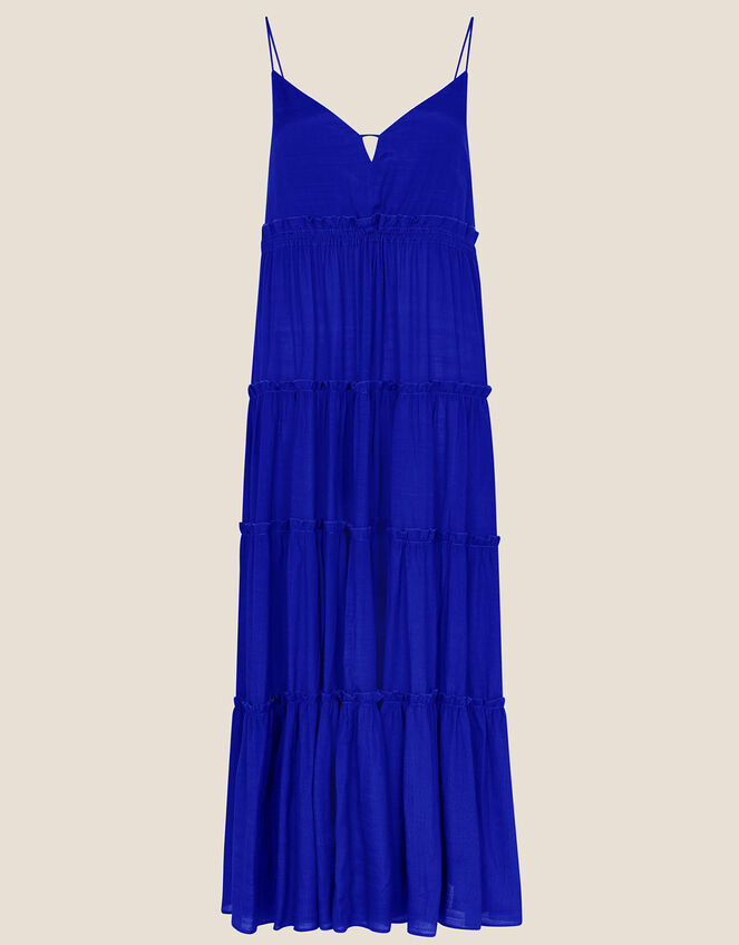 Premium Cami Maxi Tiered Dress, Blue (COBALT), large