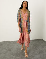 ARTISAN STUDIO Gabriella Dress in Sustainable Viscose, Orange (CORAL), large