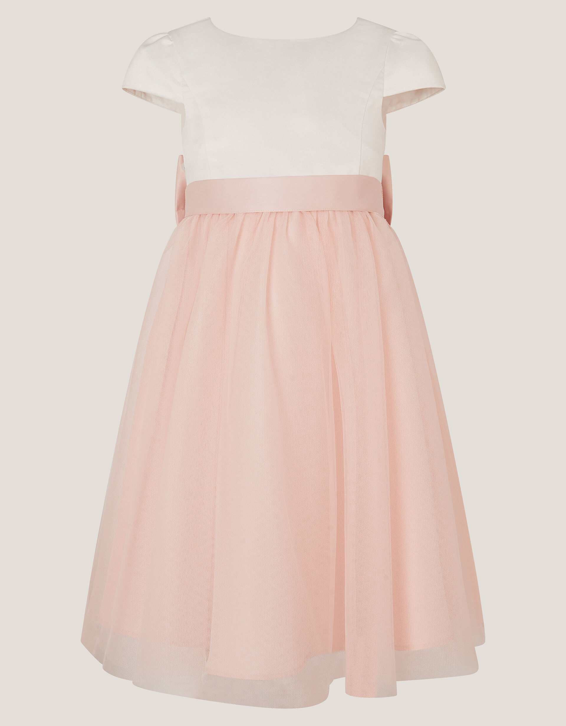 Satin Bridesmaid Dress Pink