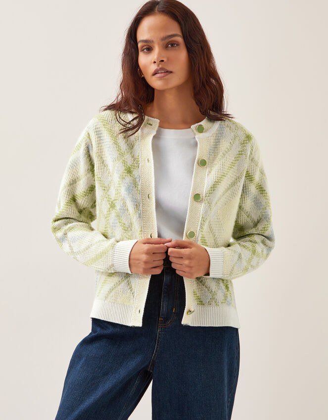 Ali Argyle Cardigan, Ivory (IVORY), large