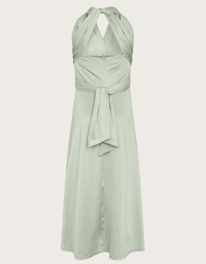 Tia Twist Prom Dress Green