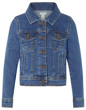 Daja Denim Jacket, Blue (BLUE), large