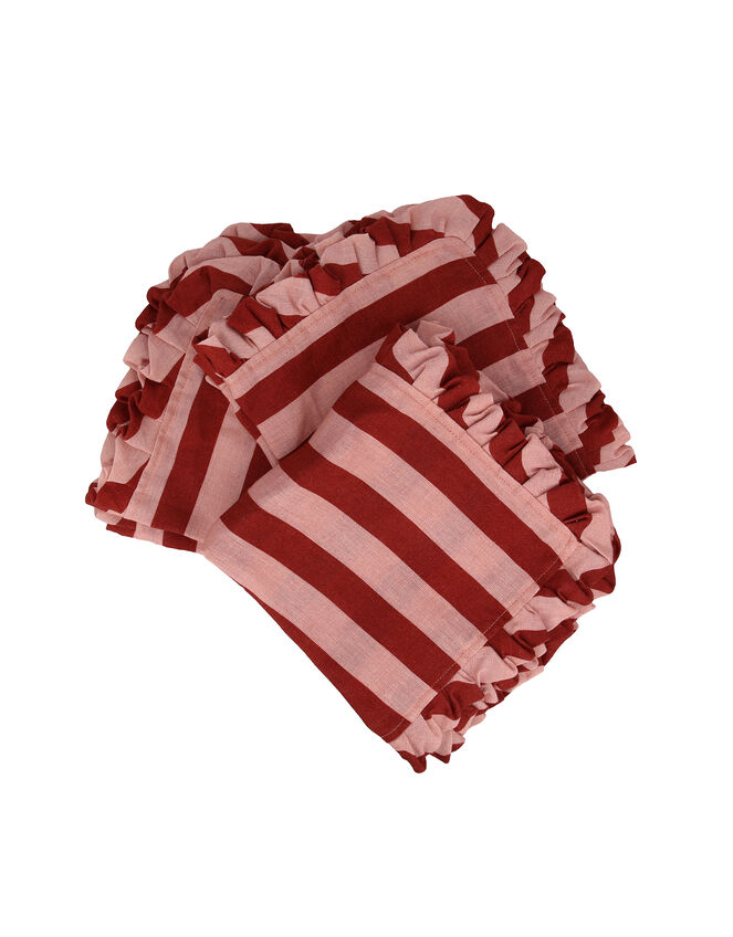 Meri Meri 3-Pack Stripe Ruffle Napkins, , large