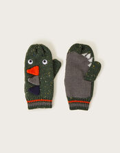 Stewie Dinosaur Mitten Gloves, Green (GREEN), large