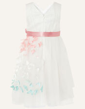 Eliza Ombre Butterfly Dress, Ivory (IVORY), large