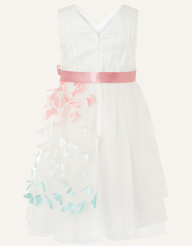 Eliza Ombre Butterfly Dress, Ivory (IVORY), large