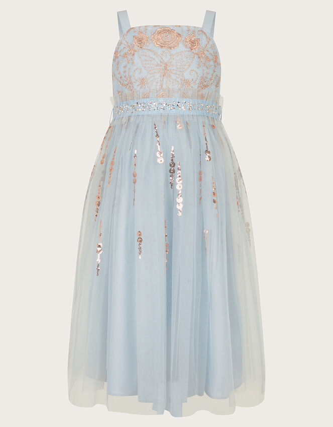 Land of Wonder Aurora Embellished Maxi Dress, Blue (PALE BLUE), large