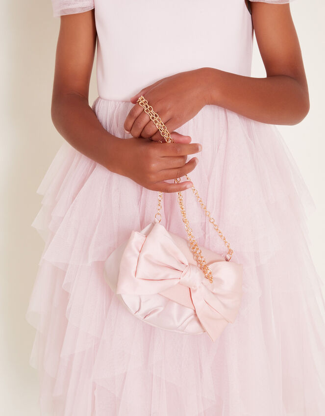 Oversize Satin Bow Handbag