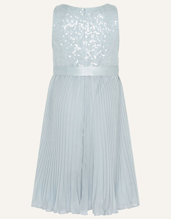 Keita Sequin Pleat Dress, Grey (GREY), large