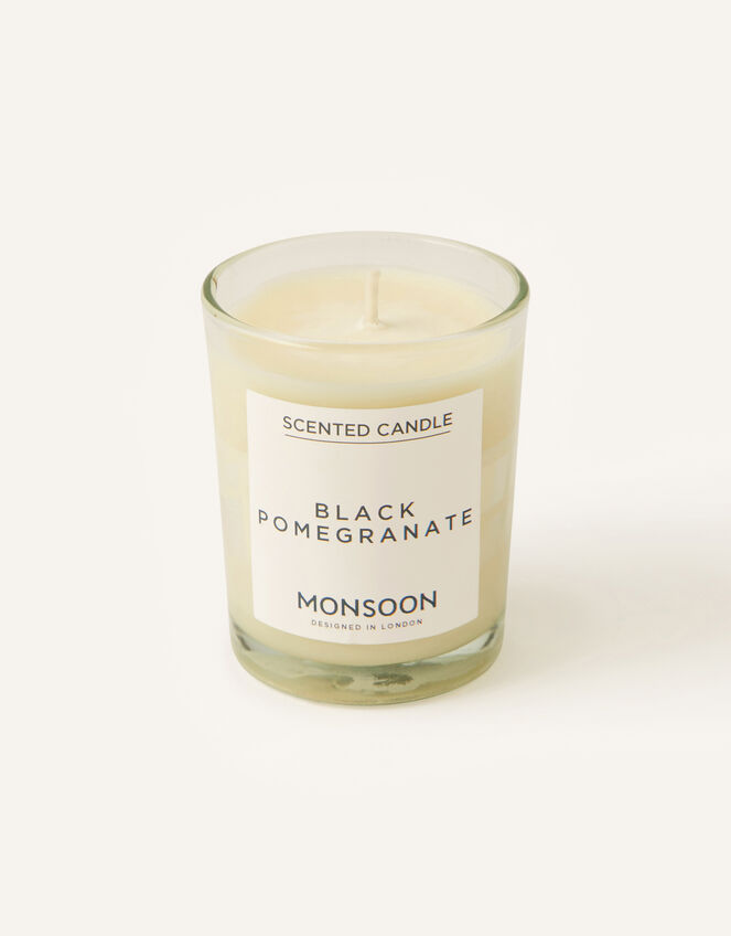 Small Black Pomegranate Scented Candle Candles & Home Fragrance