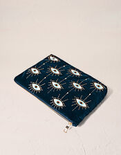Elizabeth Scarlett Mystical Eye Zip Pouch, , large