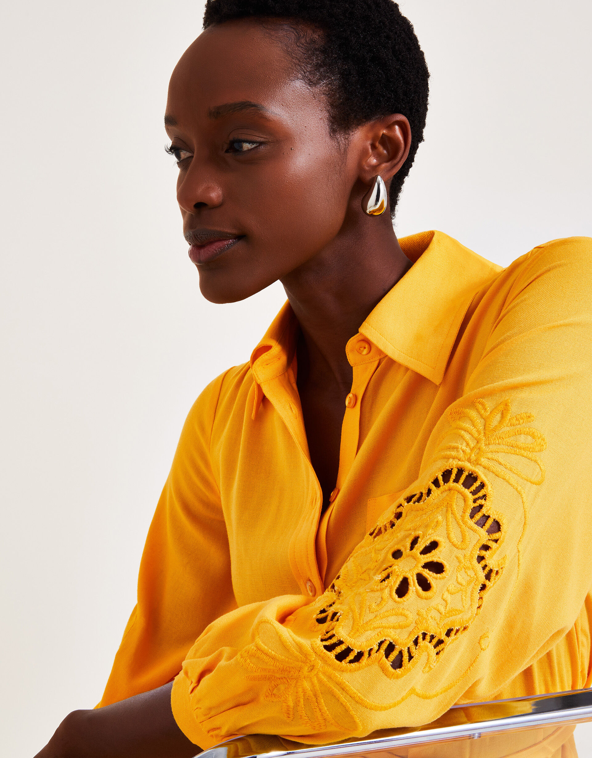 Millie Shirt Dress Yellow