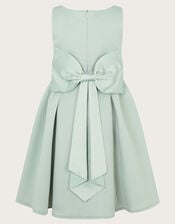 Molly Scuba Bridesmaid Dress, Green (SAGE), large