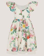 Kelli Botanical Floral Print Dress, Multi (MULTI), large