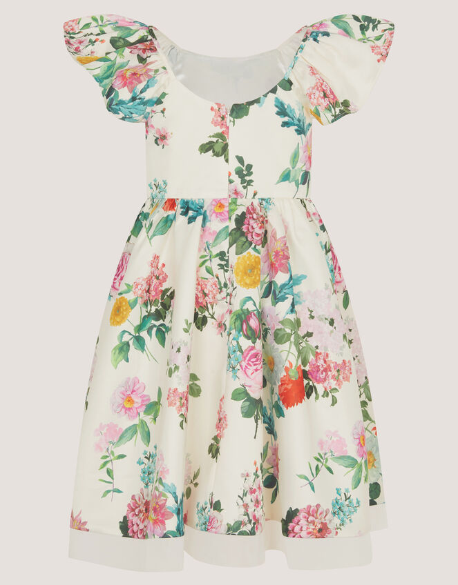 Kelli Botanical Floral Print Dress, Multi (MULTI), large