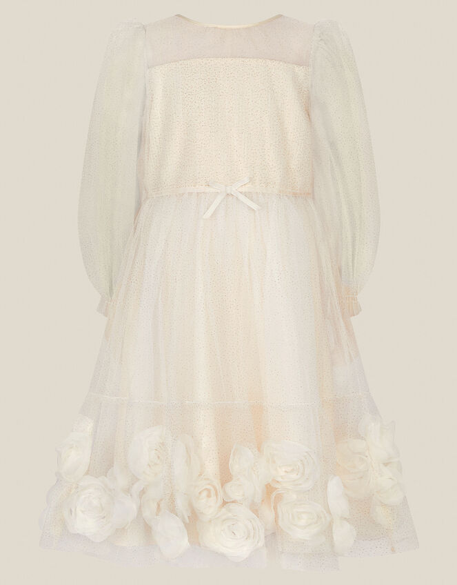 Remi Rose Appliqu&eacute; Glitter Party Dress, Gold (GOLD), large