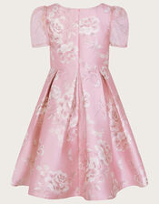 Marcy Roses Duchess Twill Dress, Pink (DUSKY PINK), large
