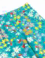 Frugi Libby Printed Leggings, Green (GREEN), large
