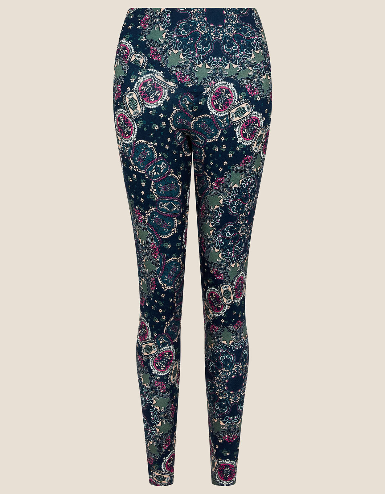 Printed Jersey Leggings Black