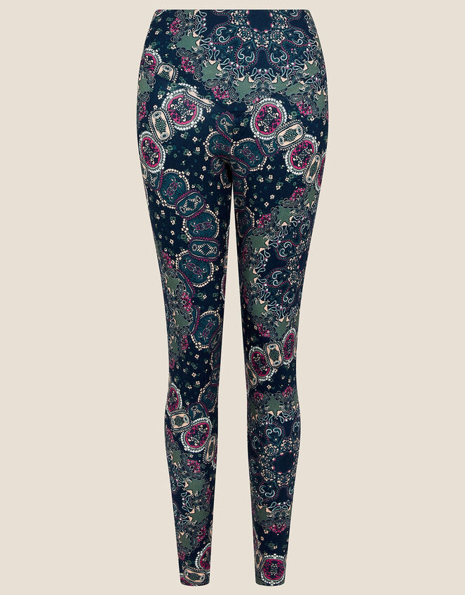 Printed Jersey Leggings , Black (BLACK), large