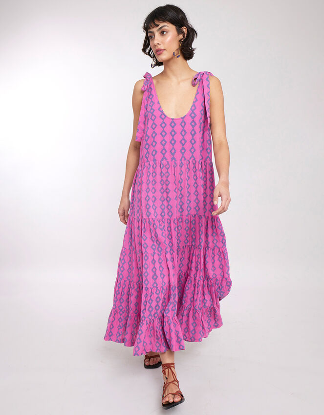 East Jodie Batik Print Dress, Pink (PINK), large