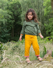 Little Green Radicals Day After Day Reversible Trousers, Yellow (YELLOW), large