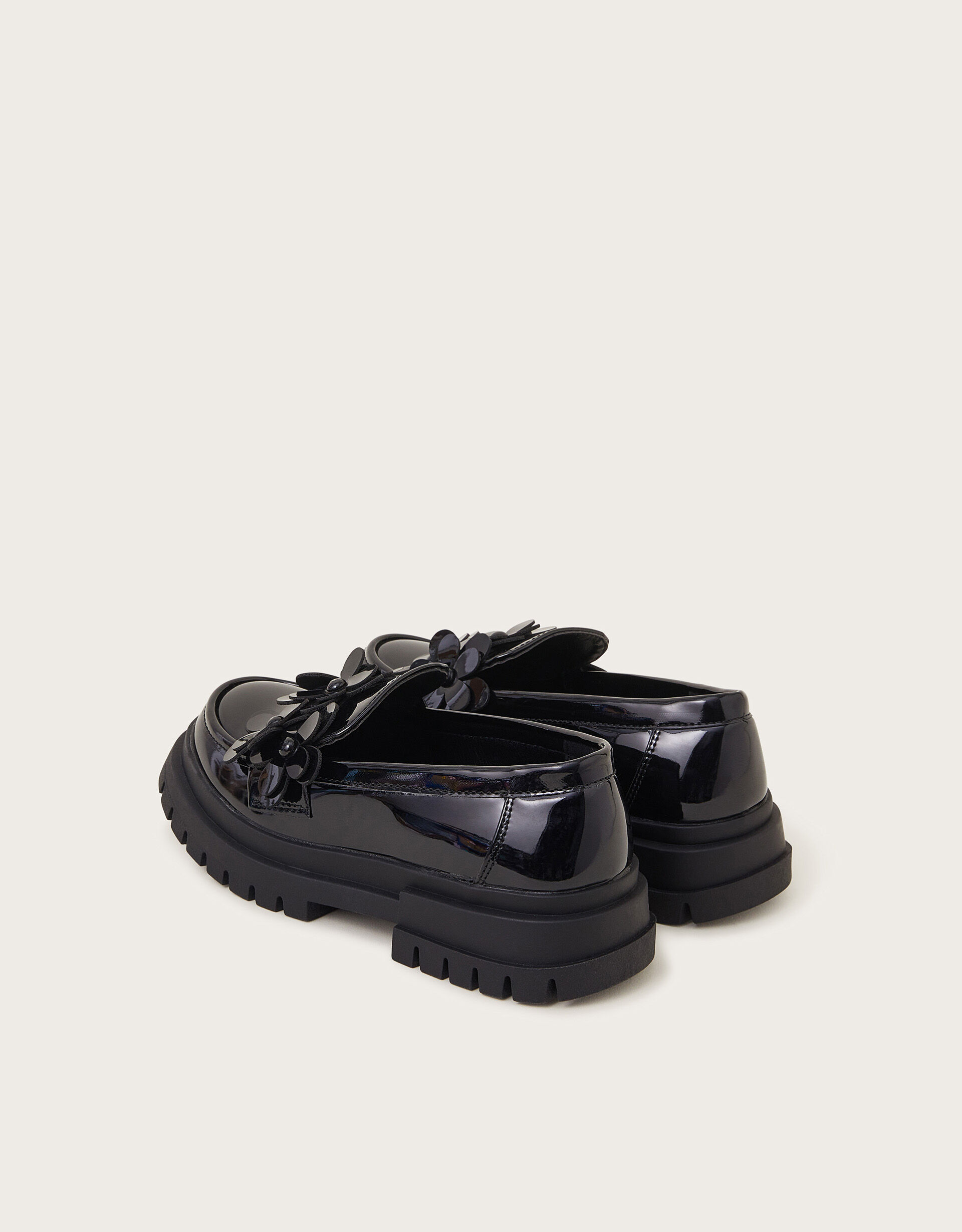 Shiny black loafers womens discount
