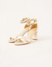 Farah Embellished Bridal Sandals, Ivory (IVORY), large