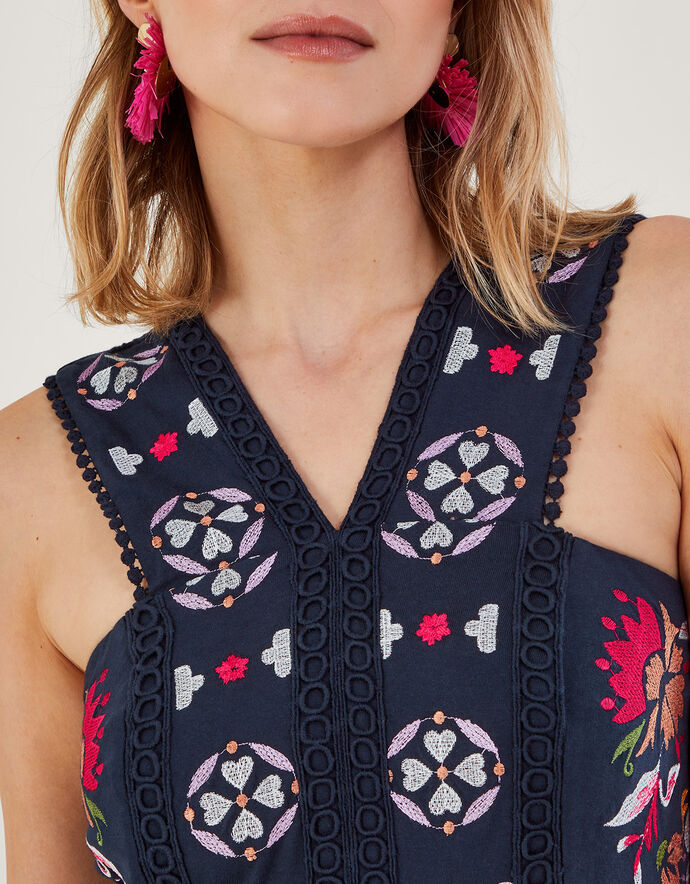 Printed multicolored sundress main image 1