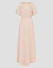Mona Angel Sleeve Maxi Dress, Pink (BLUSH), large