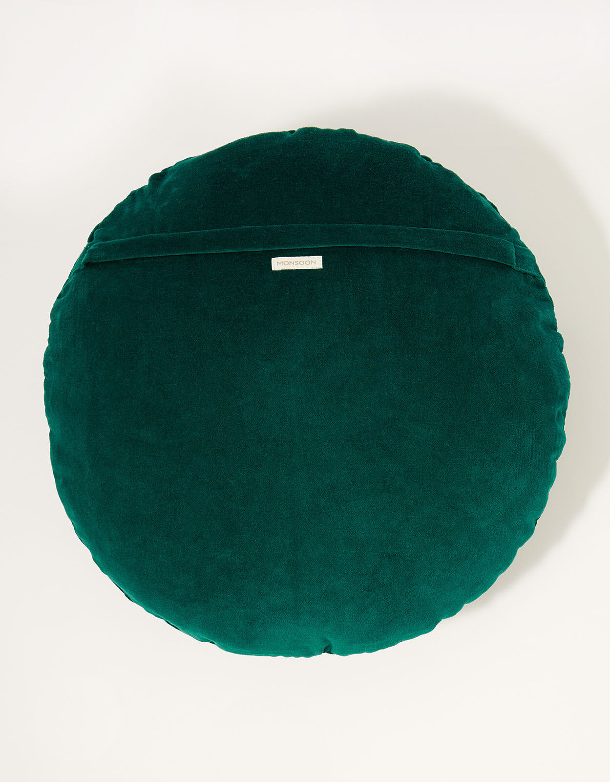 Round on sale green cushion