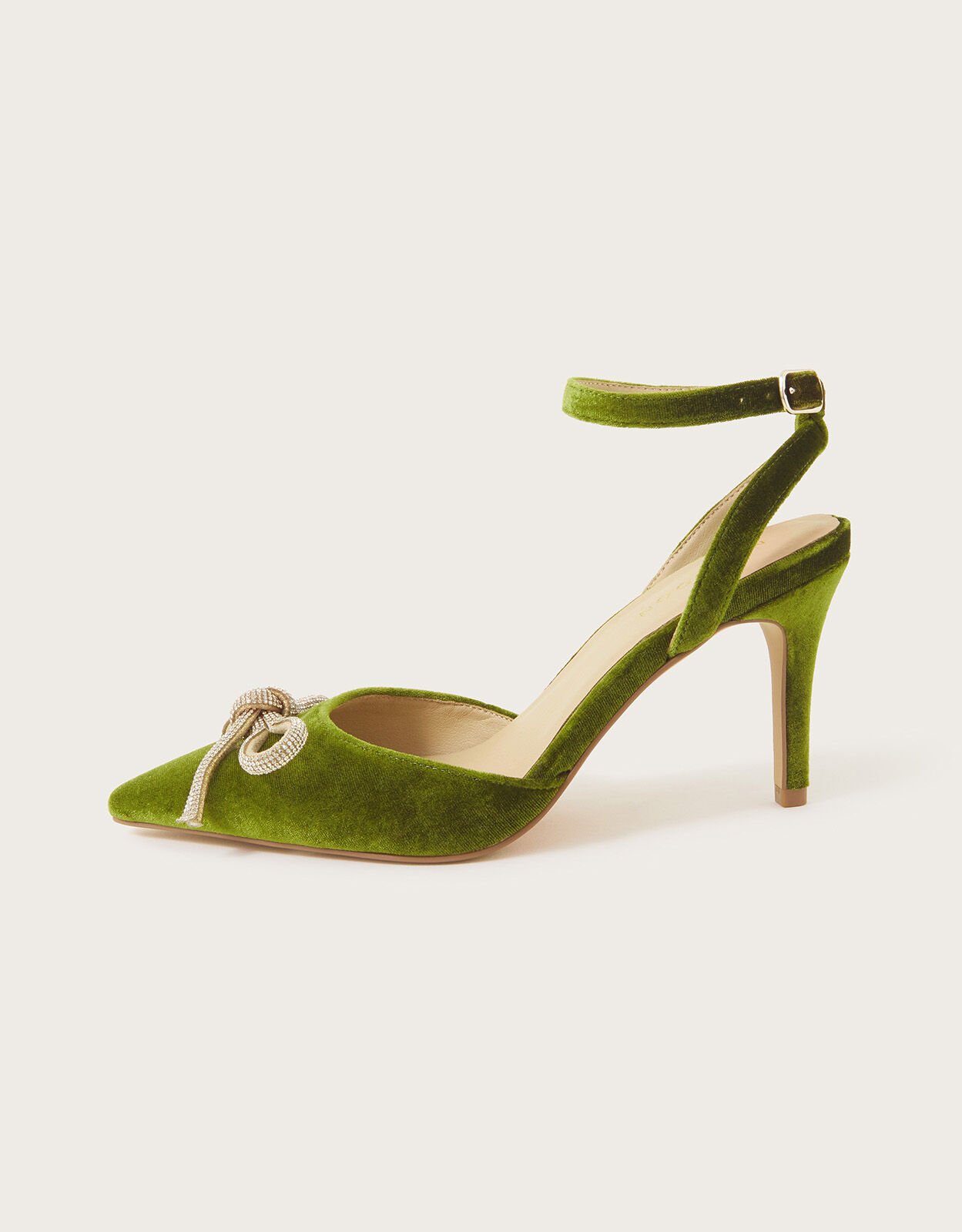 Olive colored heels best sale