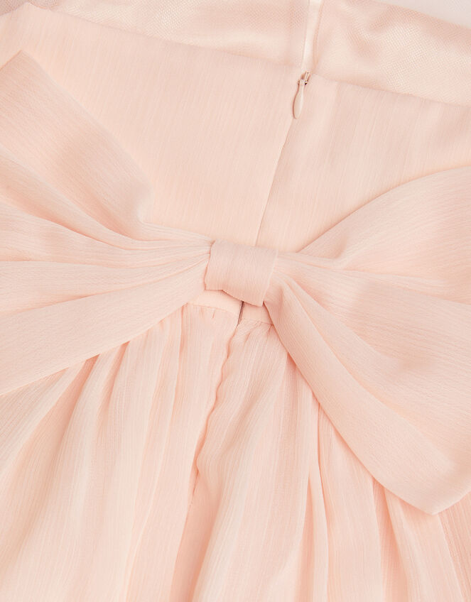 Claire Crinkle Chiffon Dress, Pink (PINK), large