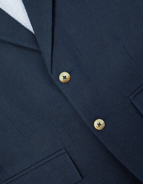 Smart Button Blazer, Blue (NAVY), large